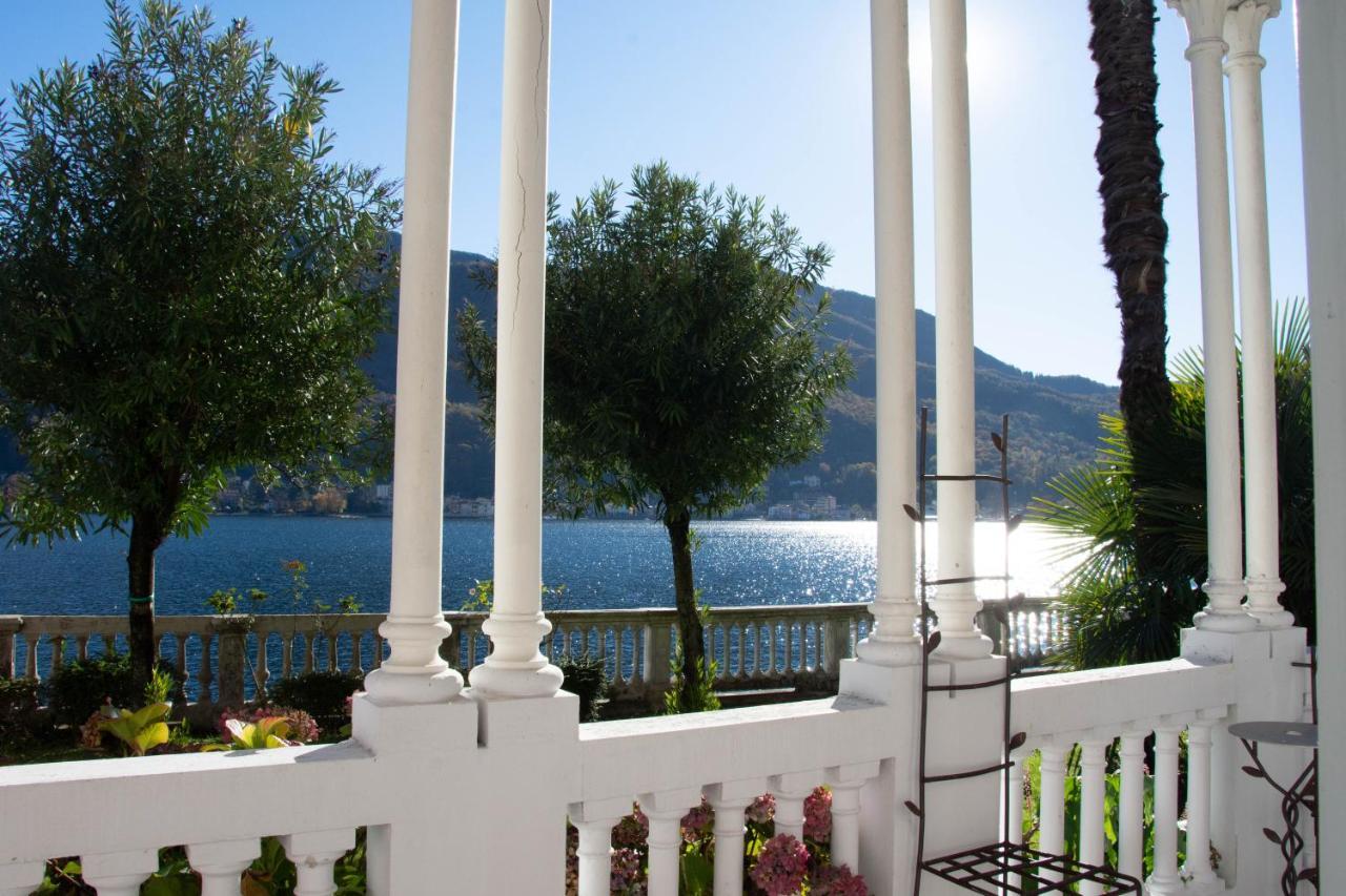 Residence Ville Lago Lugano Porto Ceresio Kültér fotó